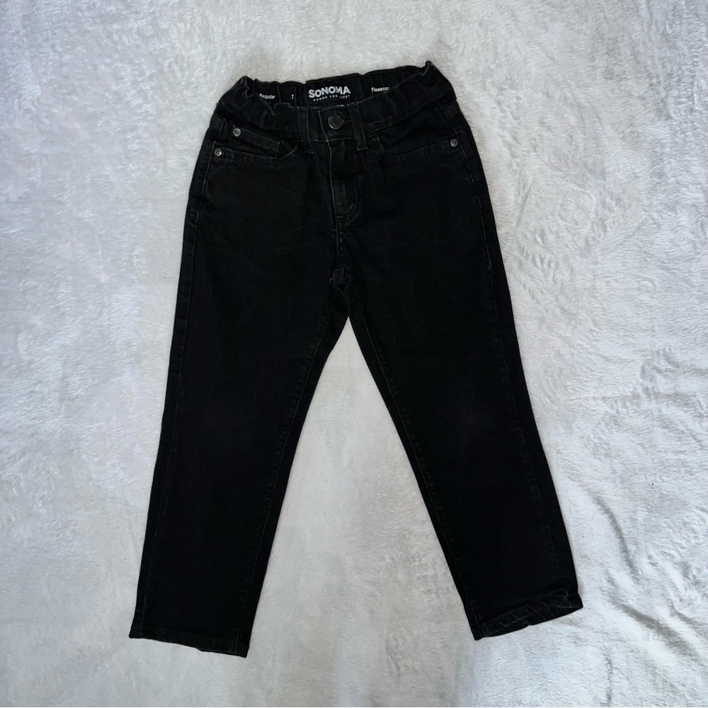 Sonoma Boys Cropped Black Jeans